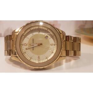 Michael Kors Unisex Oversized Gold-tone Wristwatch MK-5260 (Clock Not Tested)